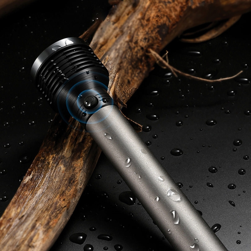LED Ladattava taskulamppu LED/6,5W/3,7V 2400 mAh