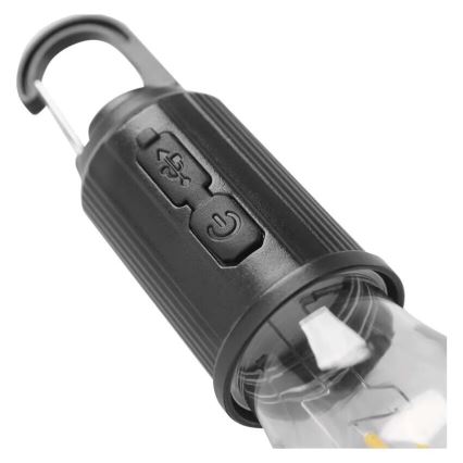 LED ladattava taskulamppu LED/USB IP44 90 lm 400mAh