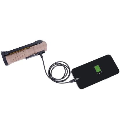 LED Himmennettävä ladattava työkäyttöön soveltuva taskulamppu virtapankki -toiminto LED/4W/5V IPX4 600 lm 2000mAh