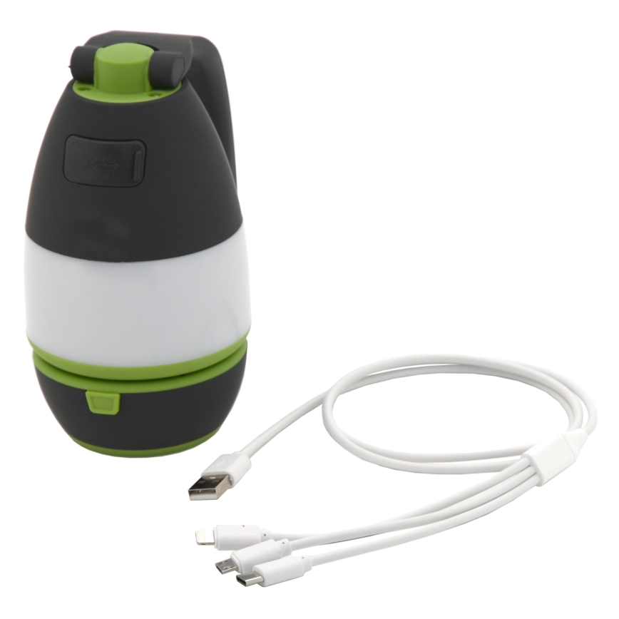 LED Ladattava valaisin virtapankilla LED/3W/1500mAh
