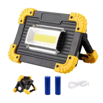 LED Ladattava valonheitin LED/10W/4000 mAh