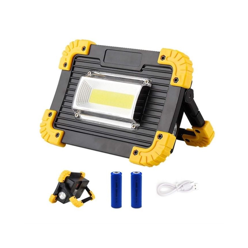 LED Ladattava valonheitin LED/10W/4000 mAh