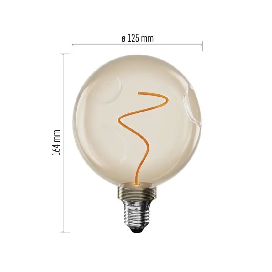 LED-lamppu DECO VINTAGE CG125A E27/4,5W/230V 1800K