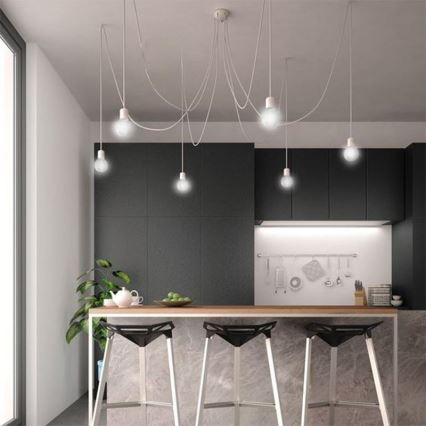 LED-lamppu VALKOINEN FILAMENTTI A60 E27/7,5W/230V 4000K