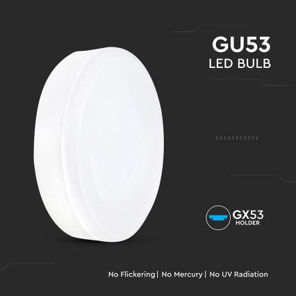 LED-lamppu GX53/6,4W/230V 4000K