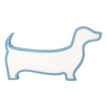 LED Lapsi Pöytälamppu DOG LED/12W/230V sininen