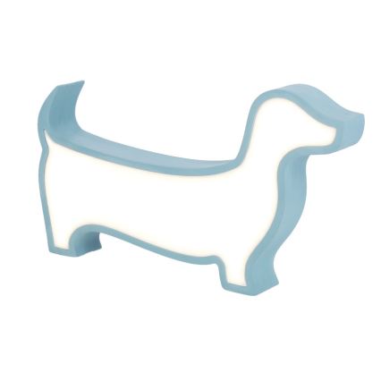 LED Lapsi Pöytälamppu DOG LED/12W/230V sininen