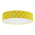 LED Lasten kattovalaisin GALAXY KIDS LED/24W/230V pisteet keltainen/valkoinen