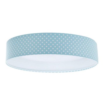 LED Lasten kattovalaisin GALAXY KIDS LED/24W/230V pisteet turkoosi/valkoinen