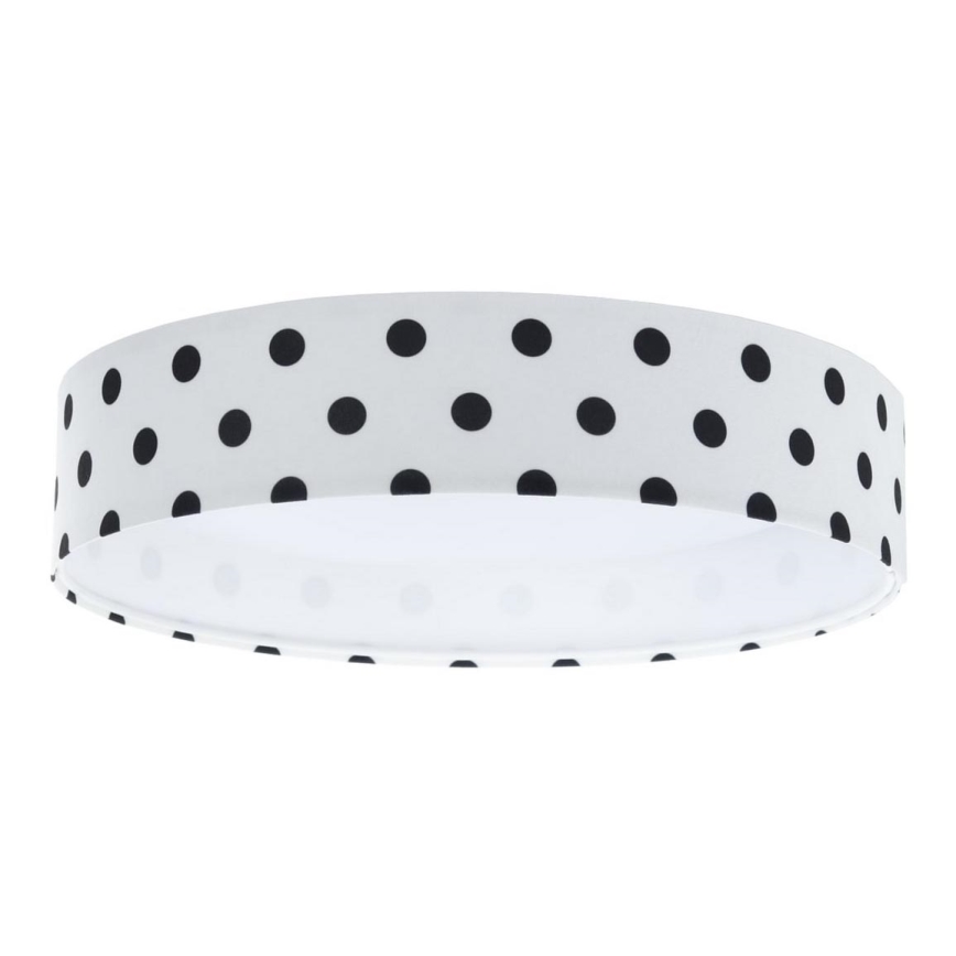 LED Lasten kattovalaisin GALAXY KIDS LED/24W/230V pisteet valkoinen/musta