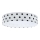 LED Lasten kattovalaisin GALAXY KIDS LED/24W/230V pisteet valkoinen/musta