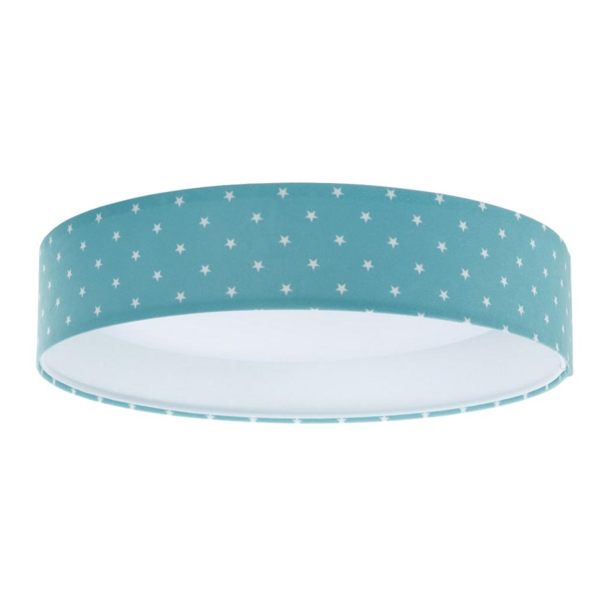 LED Lasten kattovalaisin GALAXY KIDS LED/24W/230V tähdet turkoosi/valkoinen