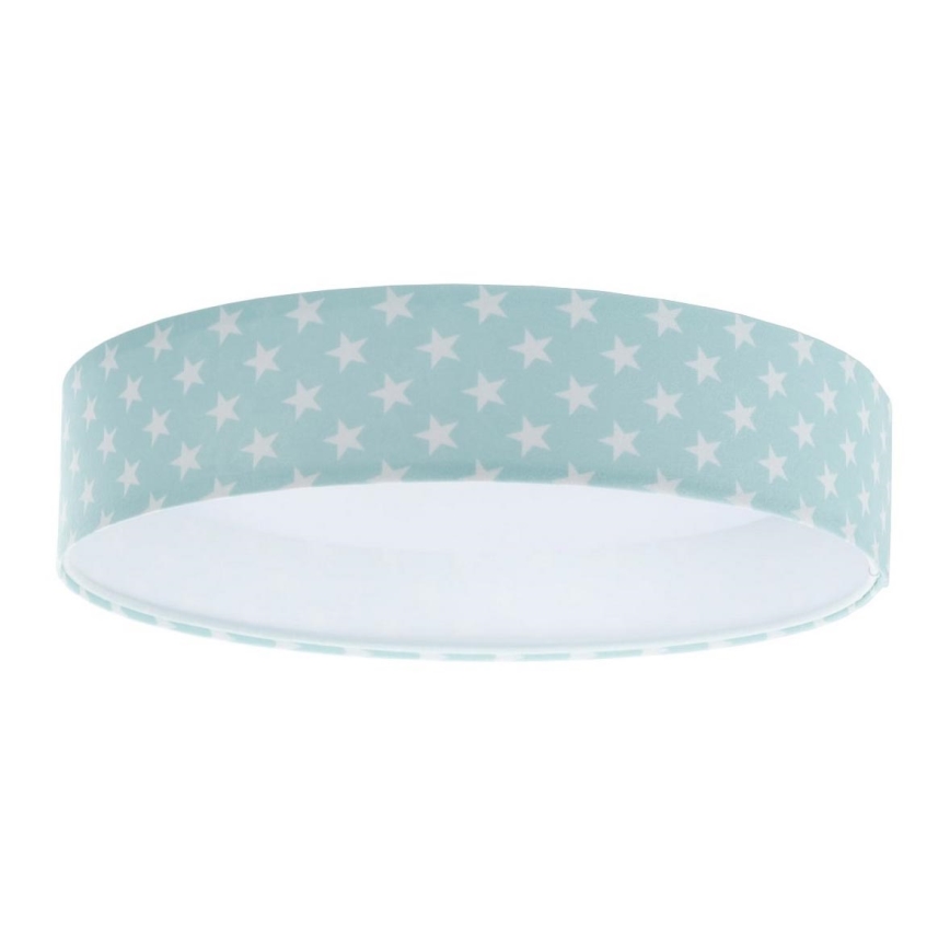 LED Lasten kattovalaisin GALAXY KIDS LED/24W/230V tähdet vihreä/valkoinen