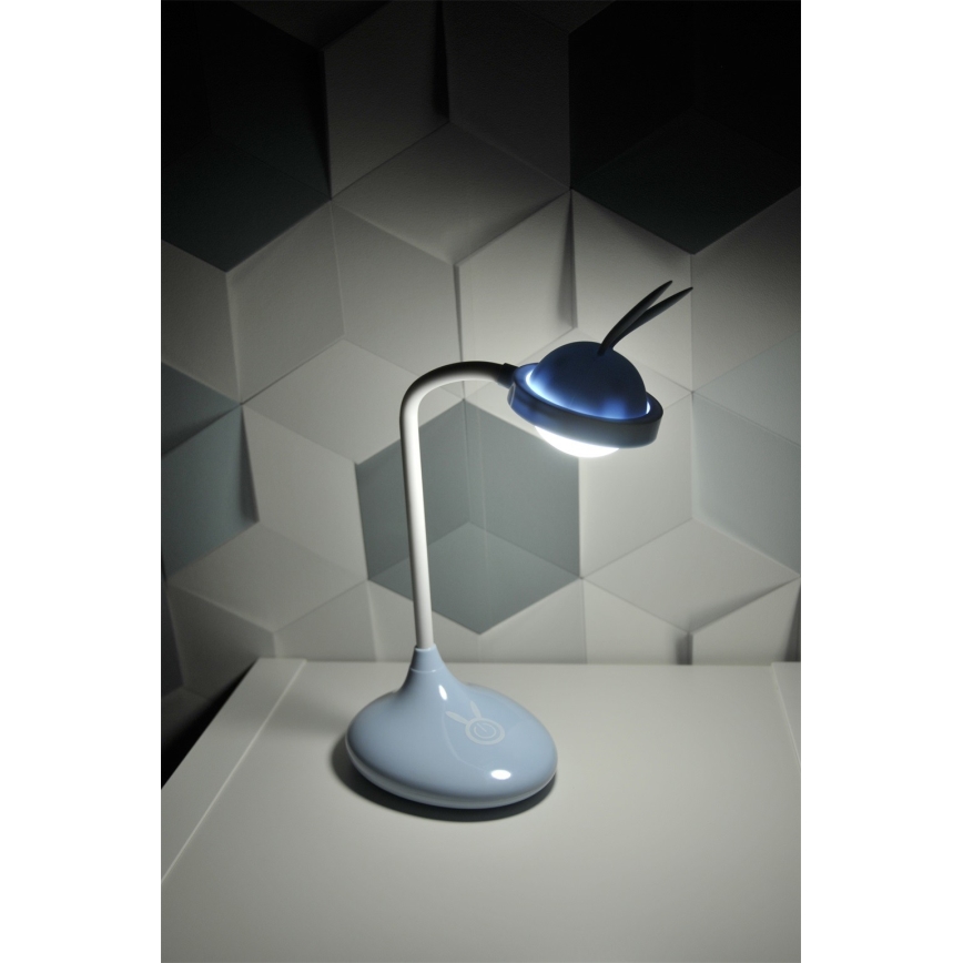 LED-lasten kosketuslamppu PUPU LED / 0,4W / 5V 3000 / 6500K sininen + USB