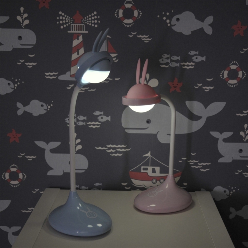 LED-lasten kosketuslamppu PUPU LED / 0,4W / 5V 3000 / 6500K sininen + USB