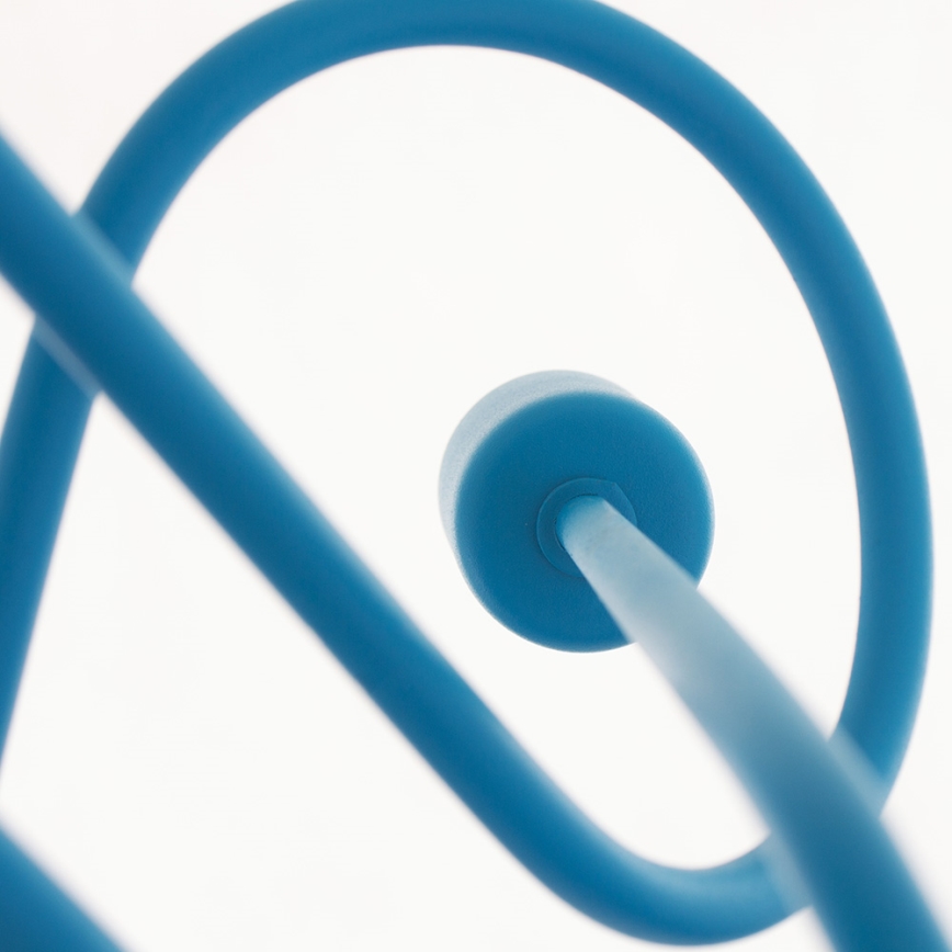 LED lasten pinta-asennettava kattokruunu OXFORD 3xE27/15W/230V sininen