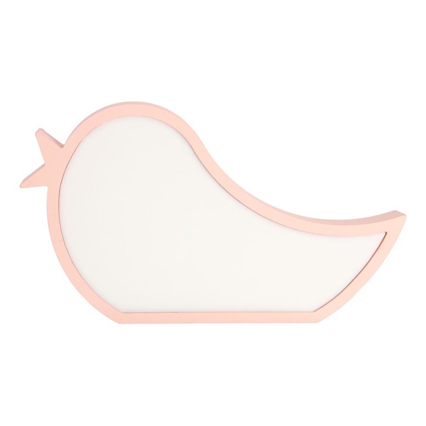 LED Lasten pöytälamppu BIRD LED/12W/230V vaaleanpunainen