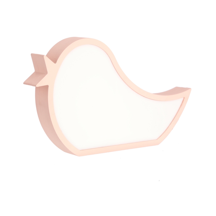 LED Lasten pöytälamppu BIRD LED/12W/230V vaaleanpunainen