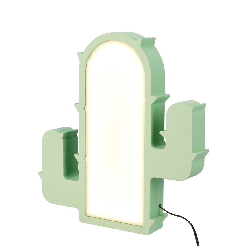 LED Lasten pöytälamppu CACTUS LED/10W/230V vihreä
