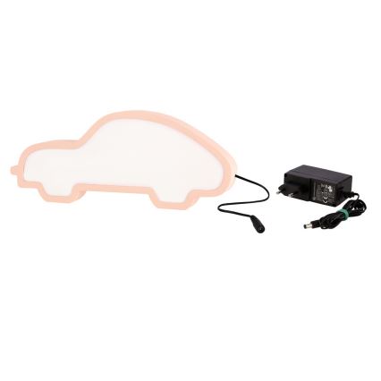 LED Lasten pöytälamppu CAR LED/11W/230V vaaleanpunainen