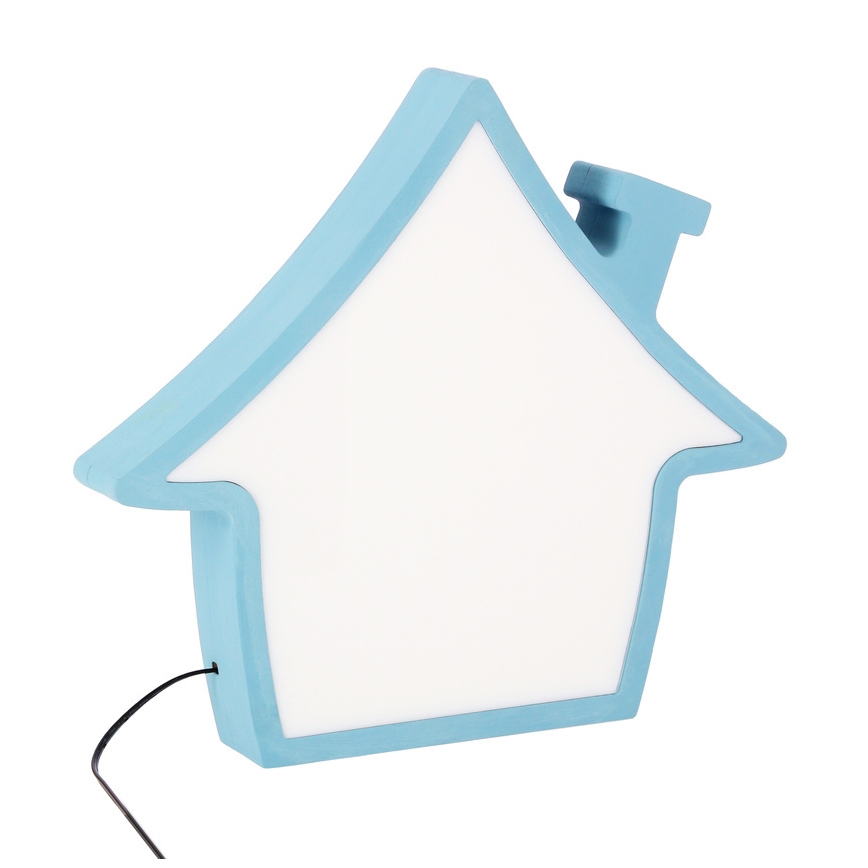 LED lasten pöytälamppu HOUSE LED/10W/230V sininen