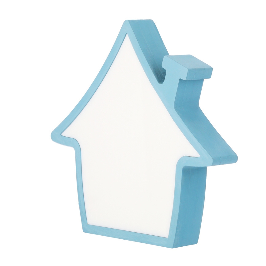 LED lasten pöytälamppu HOUSE LED/10W/230V sininen