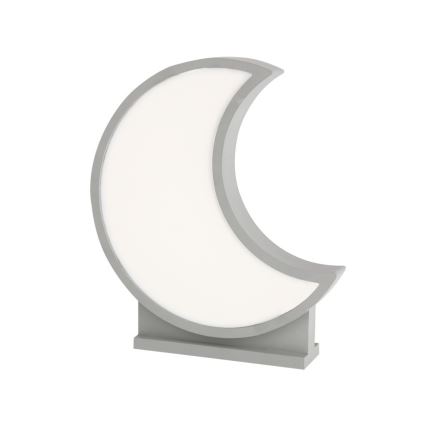 LED Lasten pöytälamppu MOON LED/12W/230V harmaa