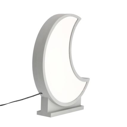 LED Lasten pöytälamppu MOON LED/12W/230V harmaa