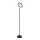 LED-lattiavalaisin COSMO LED/12W/230V musta