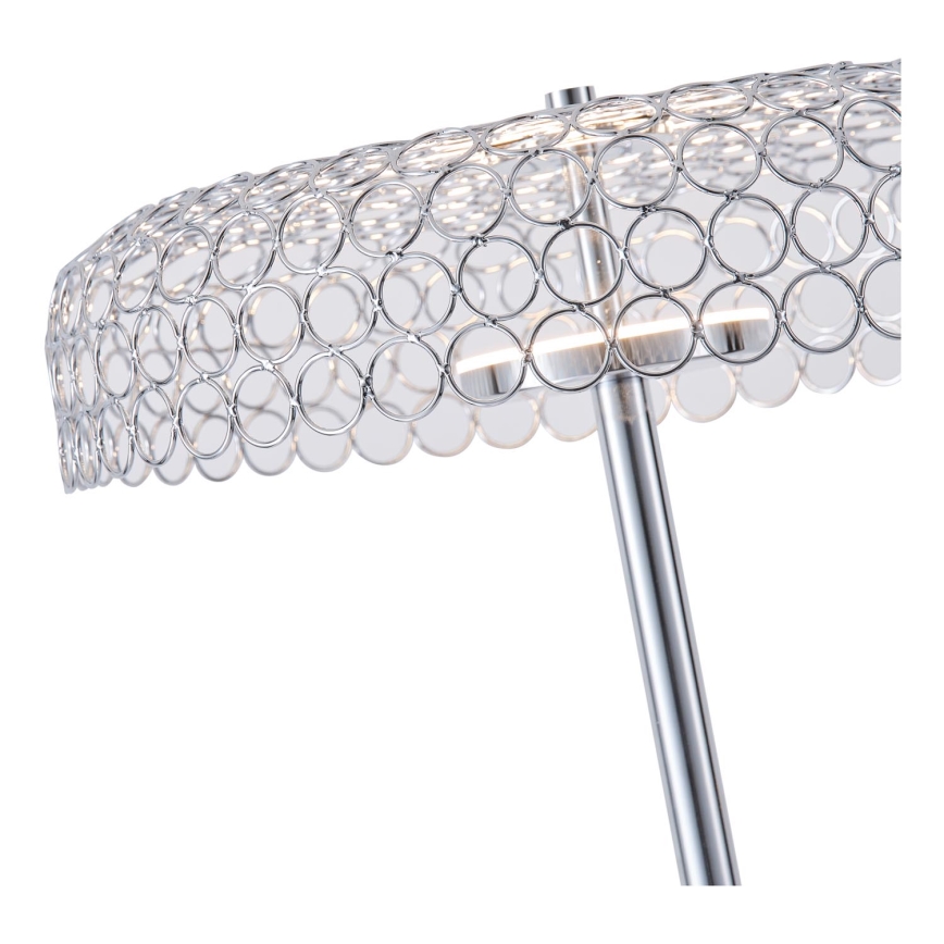 LED-lattiavalaisin LED/10W/230V 3000K kiiltävä kromi