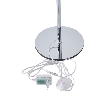 LED-lattiavalaisin LED/10W/230V 3000K kiiltävä kromi