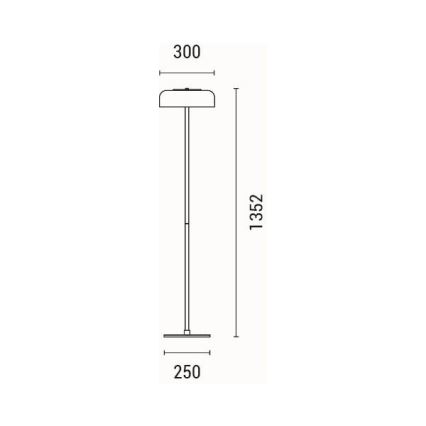 LED-lattiavalaisin LED/8W/230V 3000K