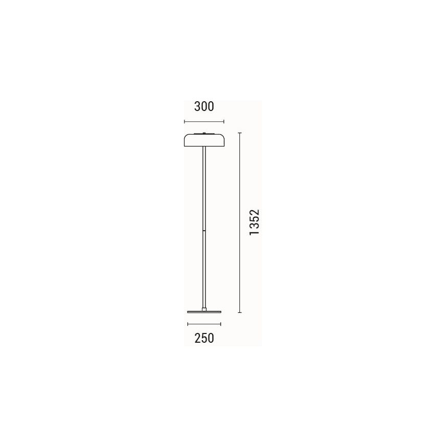 LED-lattiavalaisin LED/8W/230V 3000K