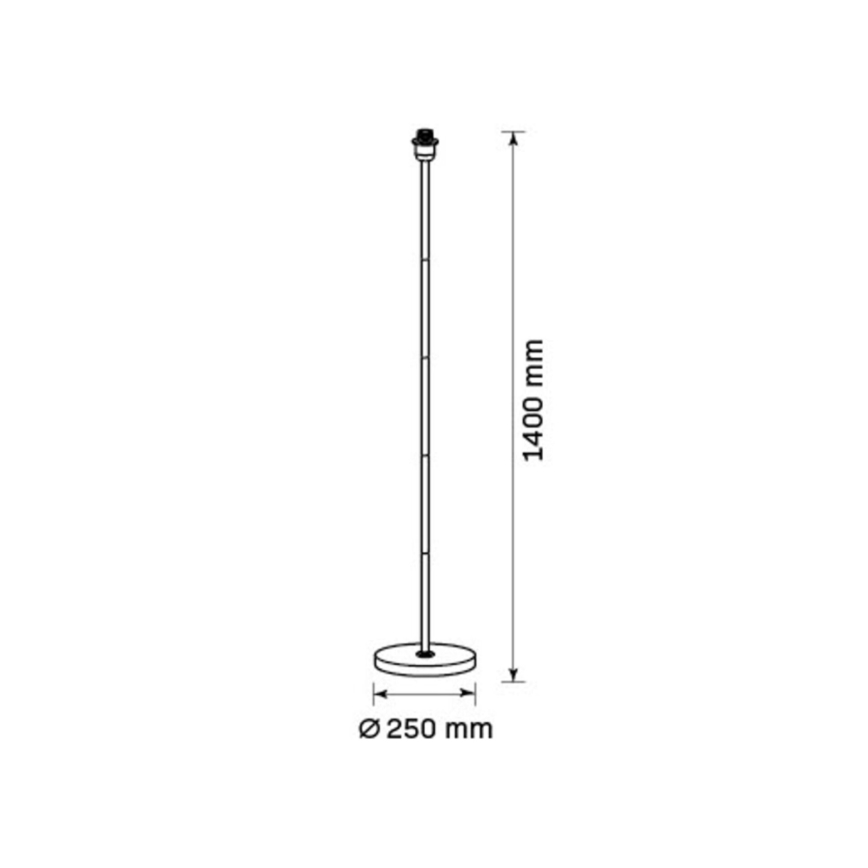 LED-lattiavalaisin TUNJA 1xE27/20W/230V halkaisija 30 cm kulta/ruskea