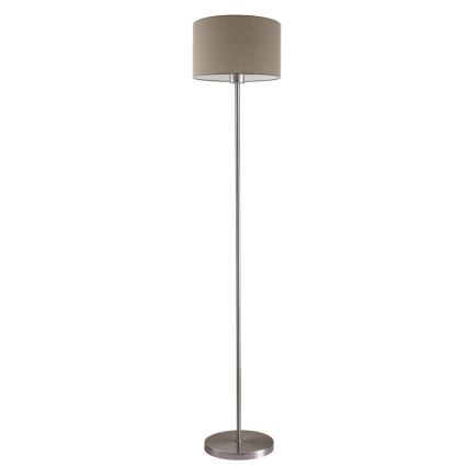 LED-lattiavalaisin TUNJA 1xE27/20W/230V halkaisija 30 cm mattakromi/taupe