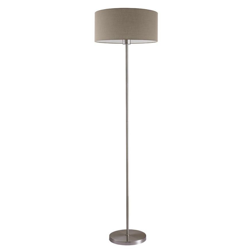 LED-lattiavalaisin TUNJA 1xE27/20W/230V halkaisija 38 cm mattakromi/taupe