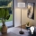 LED-lattiavalaisin TUNJA 1xE27/20W/230V, halkaisija 38 cm, musta/valkoinen