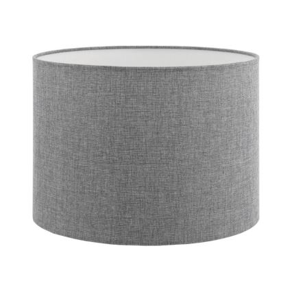 LED-lattiavalaisin TUNJA 1xE27/20W/230V Ø 30 cm mattakromi/harmaa