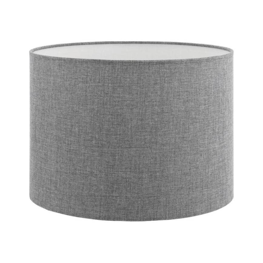 LED-lattiavalaisin TUNJA 1xE27/20W/230V Ø 30 cm mattakromi/harmaa