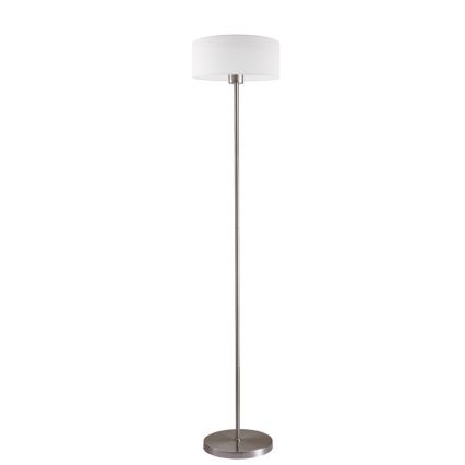 LED-lattiavalaisin TUNJA 1xE27/20W/230V Ø 30 cm mattakromi/valkoinen