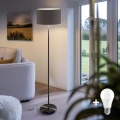 LED-lattiavalaisin TUNJA 1xE27/20W/230V Ø 38 cm musta/ruskea