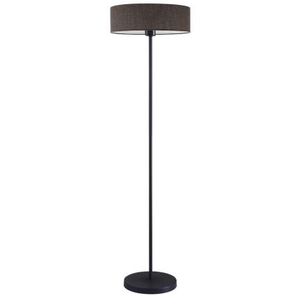 LED-lattiavalaisin TUNJA 1xE27/20W/230V Ø 38 cm musta/ruskea