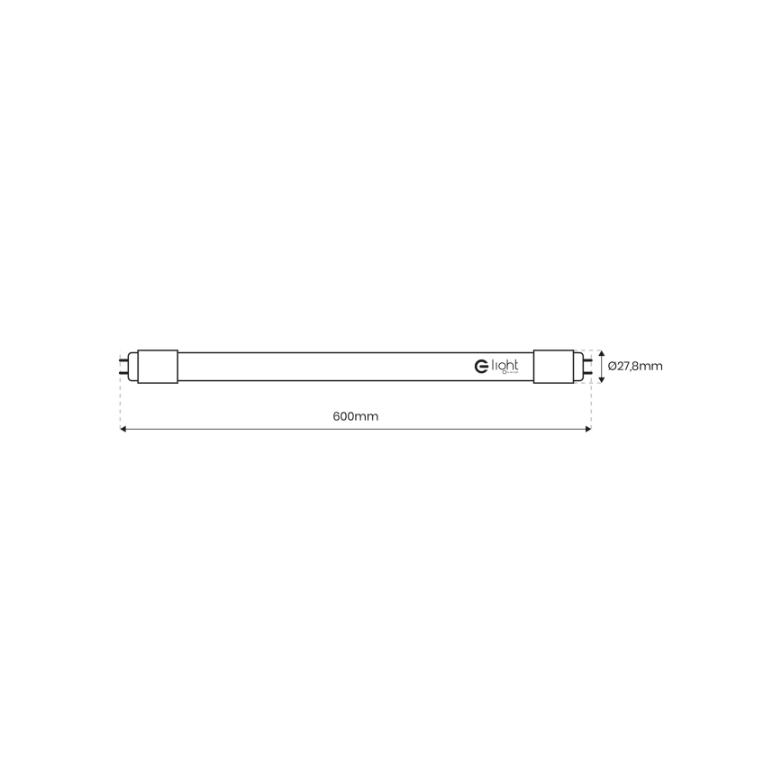 LED-loisteputki G13/9W/230V 4000K 60 cm