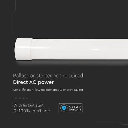 LED Loisteputki LED/20W/230V 6500K 60 cm valkoinen