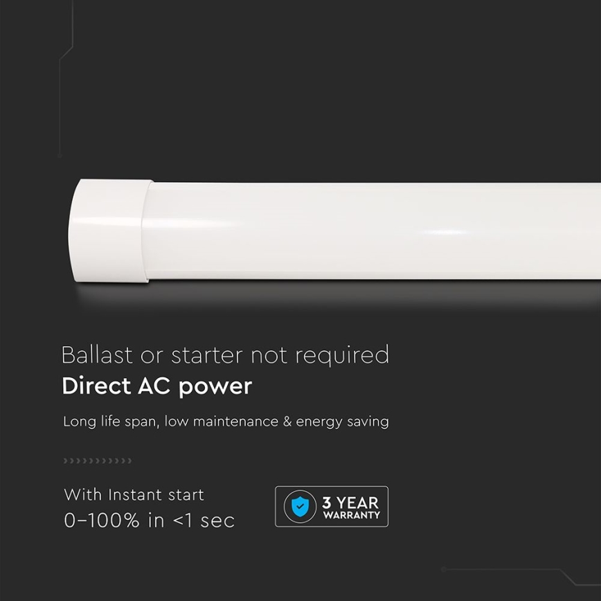 LED Loisteputki LED/20W/230V 6500K 60 cm valkoinen
