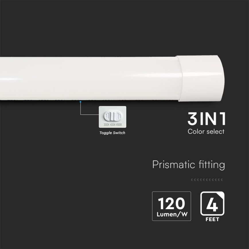 LED Loisteputki LED/40W/230V 3000/4000/6500K 116 cm