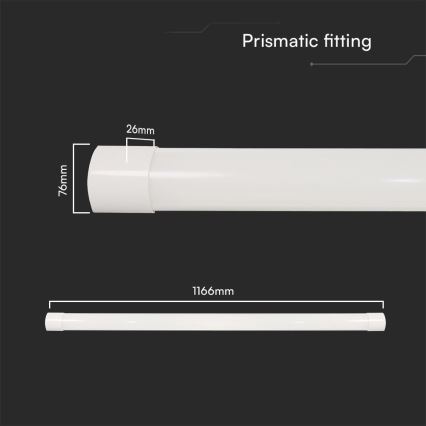 LED Loisteputki LED/40W/230V 3000/4000/6500K 116 cm