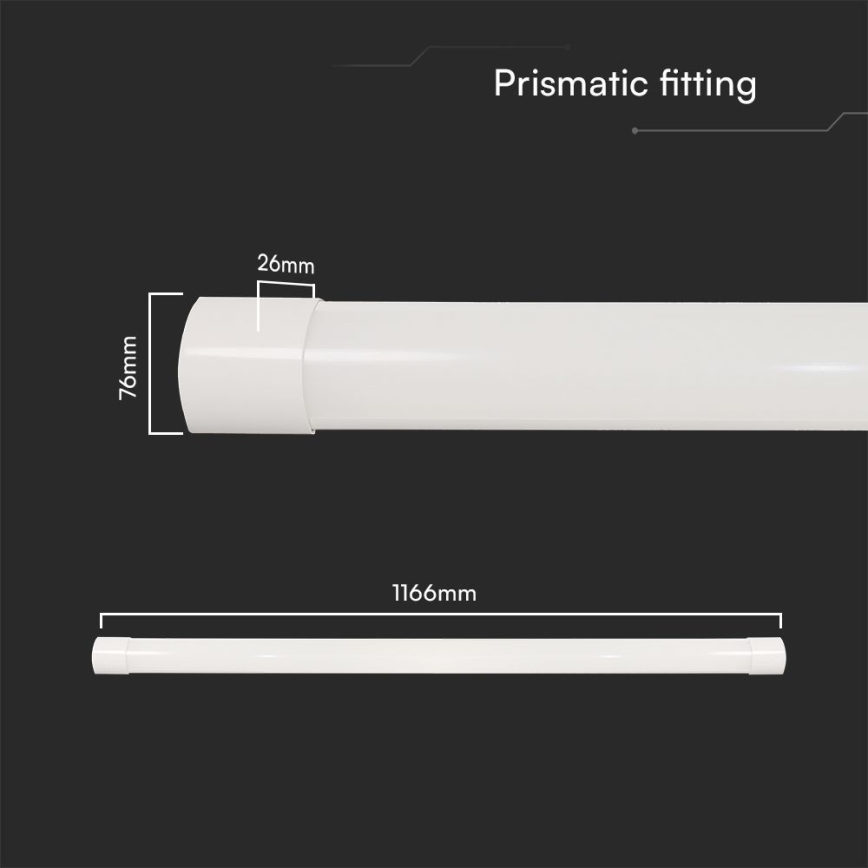 LED Loisteputki LED/40W/230V 3000/4000/6500K 116 cm