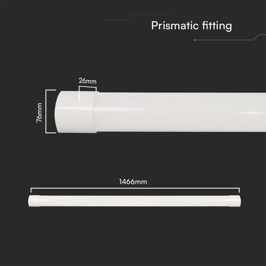 LED Loisteputki LED/50W/230V 3000/4000/6500K 146 cm