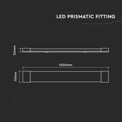 LED Loisteputki SAMSUNG CHIP LED/40W/230V 3000K 120 cm